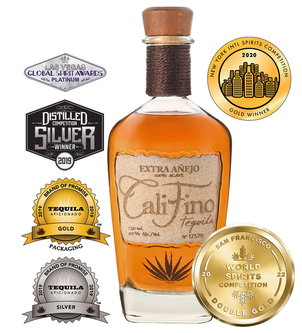 CaliFino Extra Añejo Tequila <br> Aged 8 Years